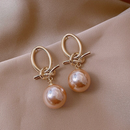 Kylie - Vintage Pearl Earrings